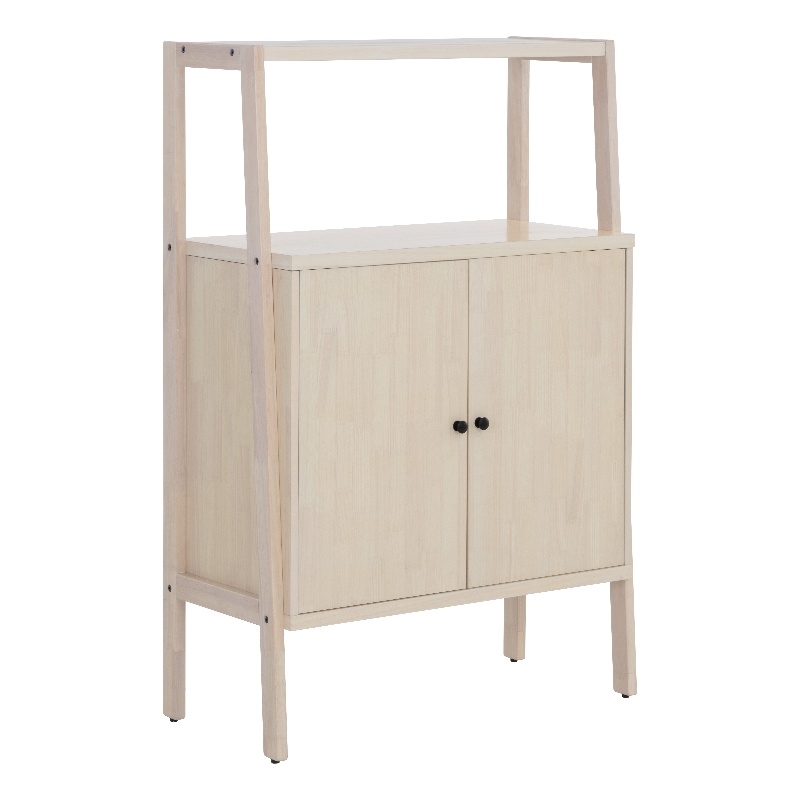 Novak Wooden Wine Cabinet - Natural