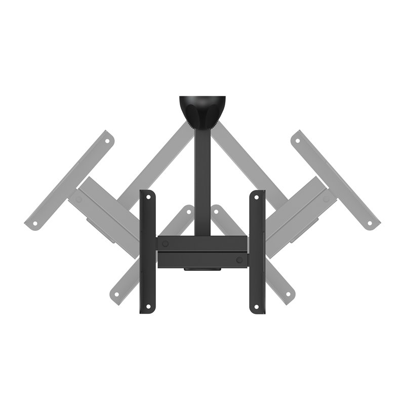 AVF Traditional Steel Side Clamping Speaker Mounts in Black (Set of 2)