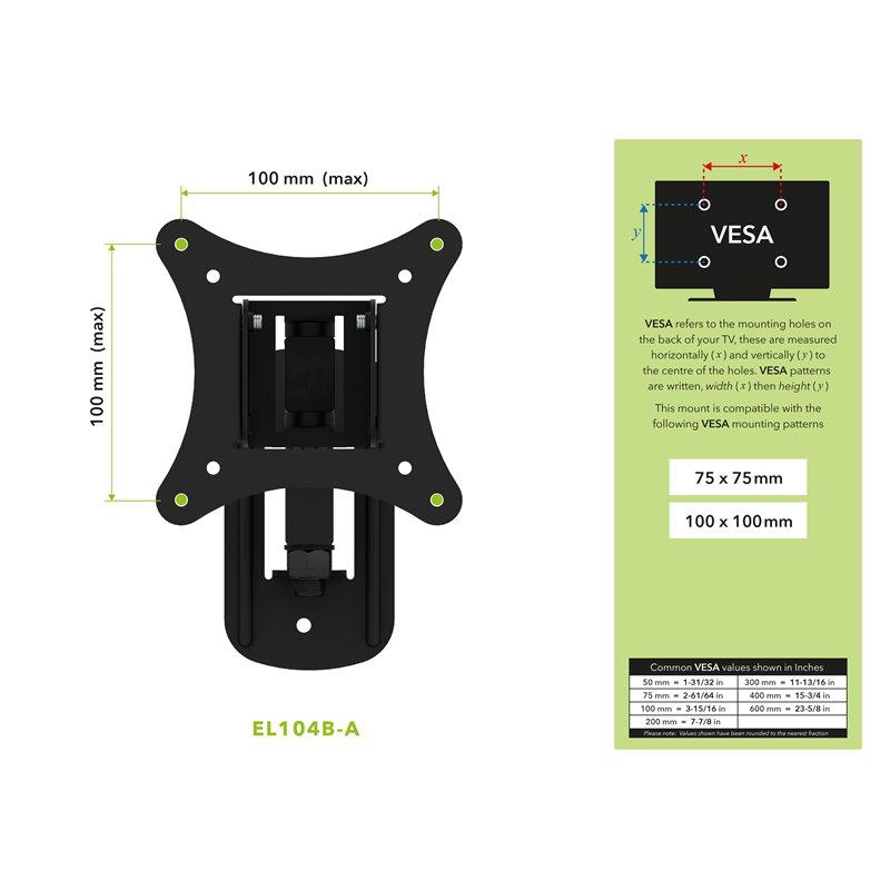 AVF Steel Full Motion Long Extend TV Wall Mount for 12