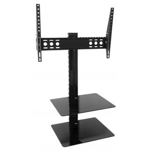 AVF Steel Tilt and Turn TV Mount with 2 AV Shelves for 37&quot to 60&quot TV in Black