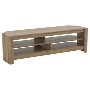 AVF Transitional Wood TV Stand for most TVs 27&quot to 65&quot in Rustic Sawn Oak