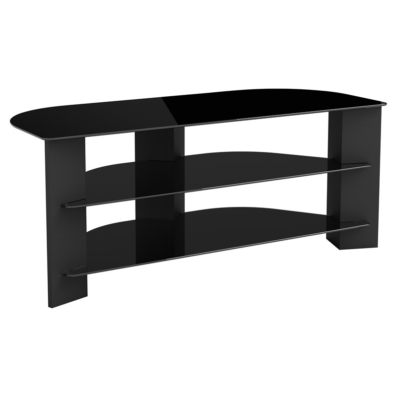 AVF Transitional Wood and Glass Vico TV Stand for TVs up to 55