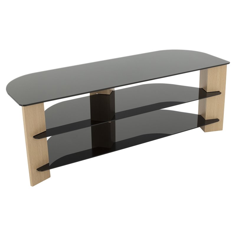 AVF Wood Varano TV Stand with Glass Shelves for TVs up to 65