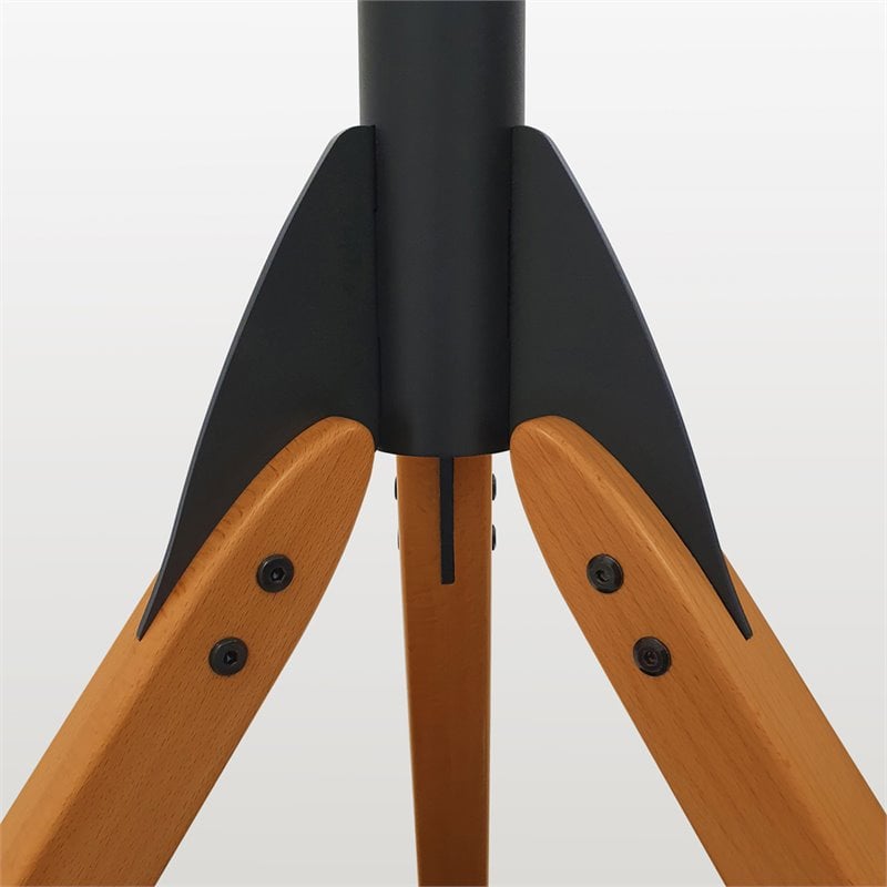 AVF Wood Glass Steel Hoxton TV Floor Stand for 32