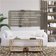 American Home Classic Edward Rectangular Coffee Table in Polish Gold