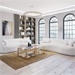 American Home Classic Nina Modern Metal Coffee Table in High Polish Gold
