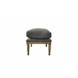 American Home Classic Warren Ottoman in Frost Gray Linen (Seat Height 18