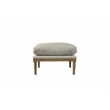 American Home Classic - Warren Ottoman in Off White Linen (Seat Height 18