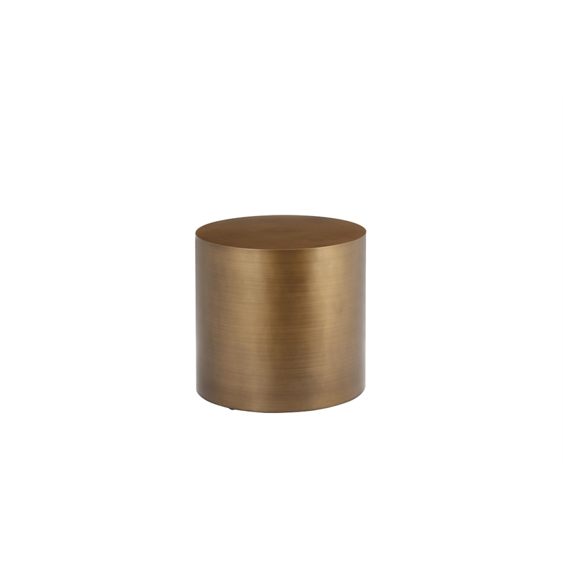 Uma Side Table in Brass