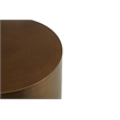 Uma Side Table in Brass