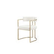 Goody Bench in Ivory Boucle