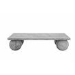 Dani Rectangle Coffee Table Large In Light Grey Concrete