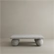 Dani Rectangle Coffee Table Medium In Light Grey Concrete