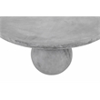 Dani Round Coffee Table Medium In Light Grey Concrete