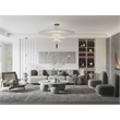 Dani Round Coffee Table Medium In Light Grey Concrete