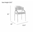 Sansa Dining Chair in Ivory Boucle