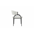 Sansa Dining Chair in Ivory Boucle