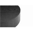 American Home Classic Dax Modern Solid Wood Coffee Table in Black