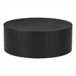 American Home Classic Finn Modern Solid Wood Coffee Table in Black
