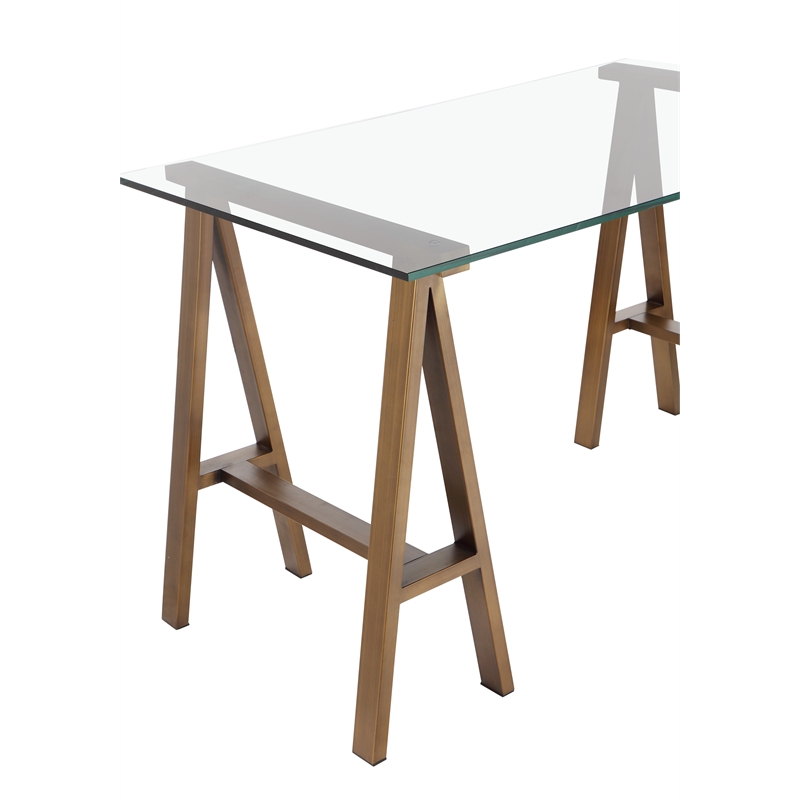 Brady Desk  Extra Small Brass