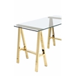 Brady Desk  Extra Small Gold