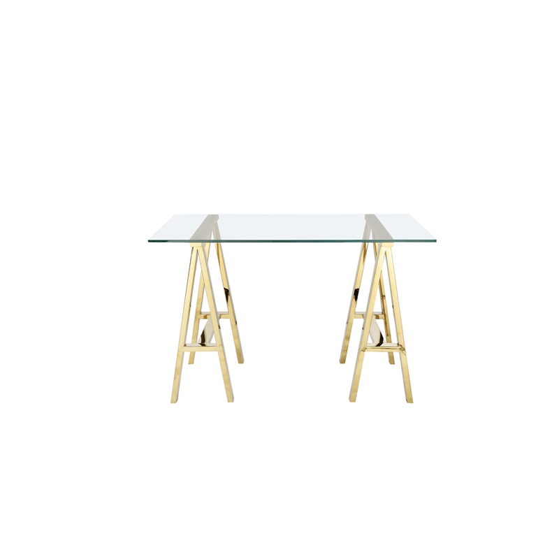 Brady Desk  Extra Small Gold
