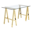 Brady Desk  Extra Small Gold