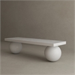 Dani Media Table Extra Large in Ivory