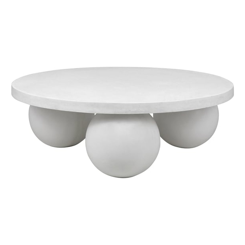 Dani Round Coffee Table Medium In Ivory