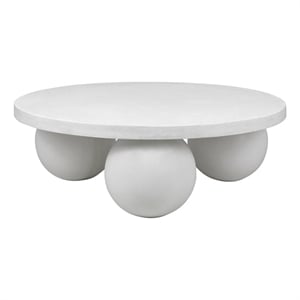 Dani Round Coffee Table Medium In Ivory