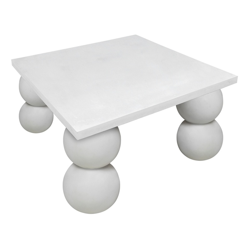 Dani Square Console Large in Ivory