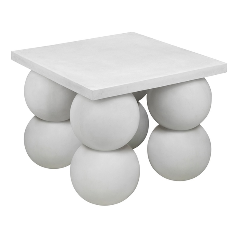 Dani Square Console Small in Ivory
