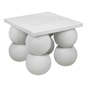 Dani Square Console Small in Ivory