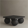 Dani Square Coffee Table Small In Black