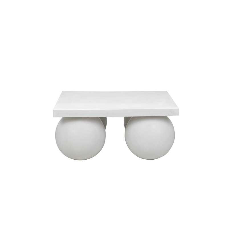 Dani Square Coffee Table Small In Ivory