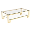Laurence Coffee Table Small High Polish Gold