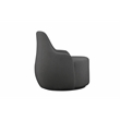 Dorian Swivel Chair in Grey Boucle Dorian Collection Accent Chair