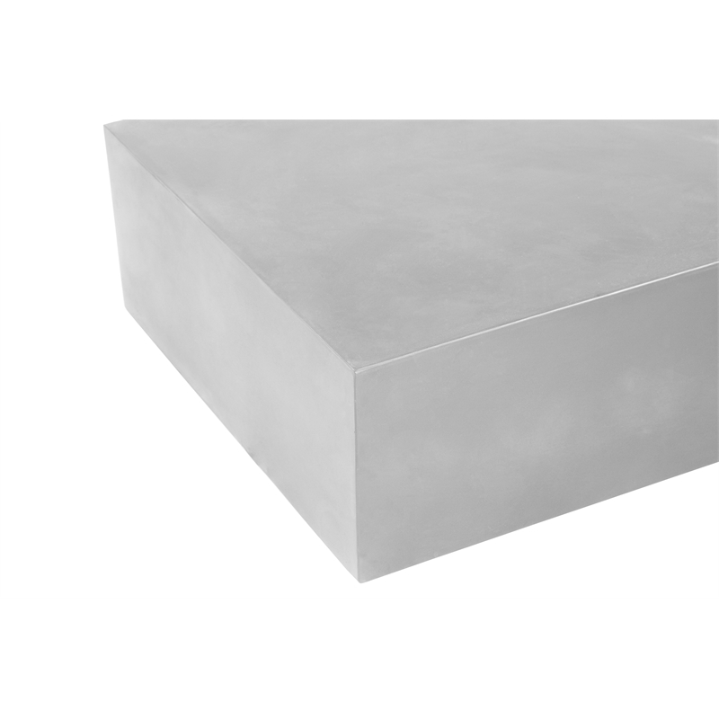 Ricky Coffee Table Large in Light Grey Bev Collection Coffee Table