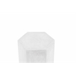 Tubbs Hexagon Pedestal Low in Ivory