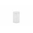 Tubbs Hexagon Pedestal Low in Ivory