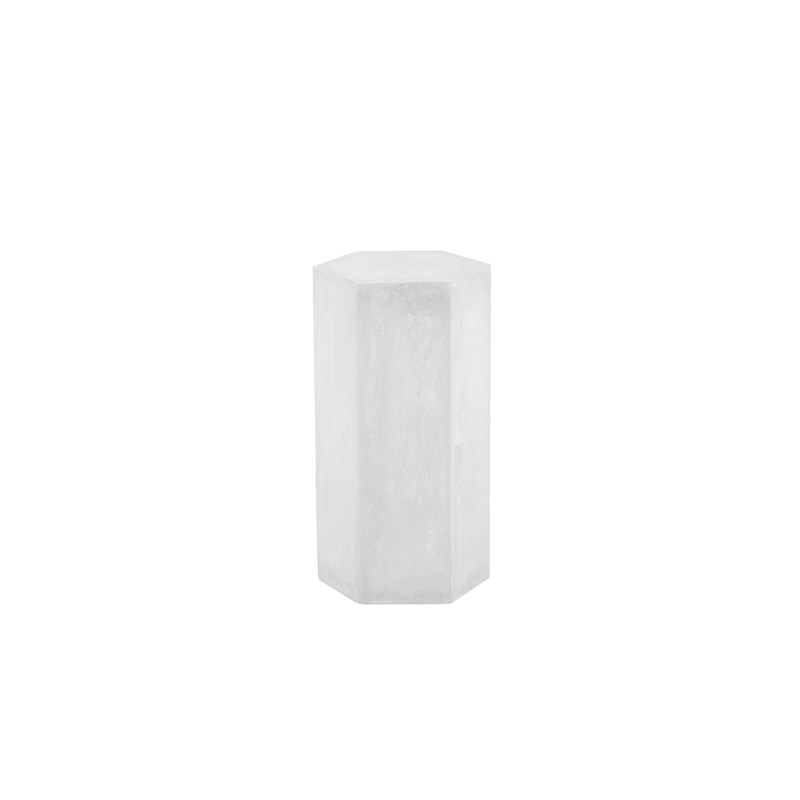 Tubbs Hexagon Pedestal Medium in Ivory