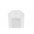 Tubbs Hexagon Pedestal Tall in Ivory