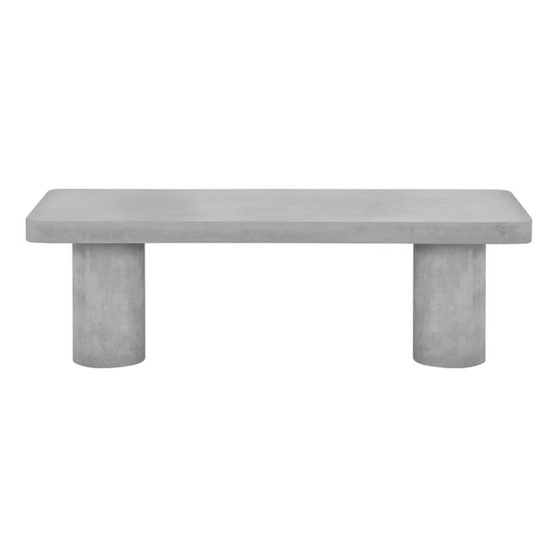 Nat Media Unit Large In Light Gray Concrete
