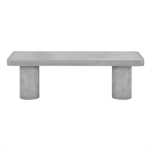 Nat Media Unit Large In Light Gray Concrete