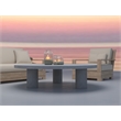 Nat Round Coffee Table Large In Light Gray Concrete