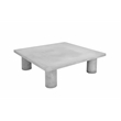 Nat Square Coffee Table Small In Light Gray Concrete