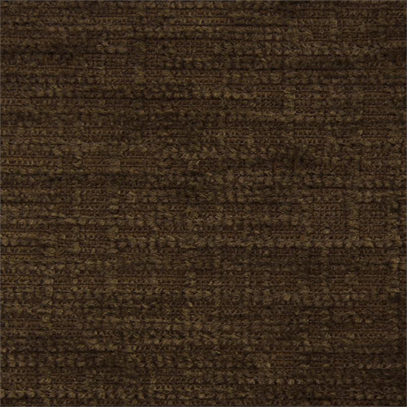 Brock Rocker Recliner in Chocolate Brown Polyester Chenile Fabric