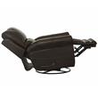 Samuel 360 Degree Swivel Glider Recliner in Chocolate Brown Leather