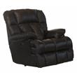 Boyd Power Lay Flat Chaise Recliner in Brown Top Grain Italian Leather