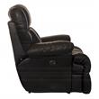Boyd Power Lay Flat Chaise Recliner in Brown Top Grain Italian Leather